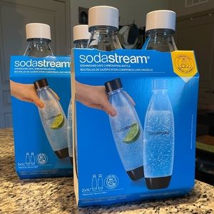 Sodastream Dishwasher Safe Bottles 2x1L-White
